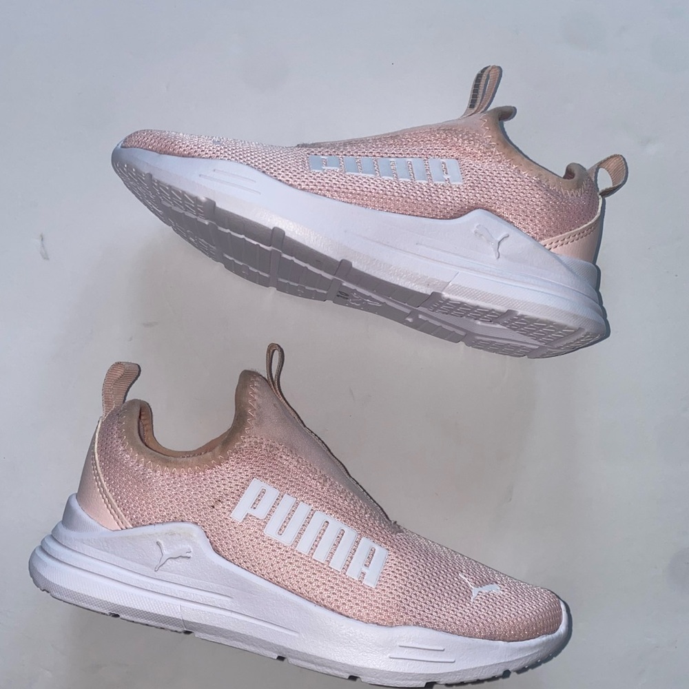 Puma pink running shoe sneaker size 2c